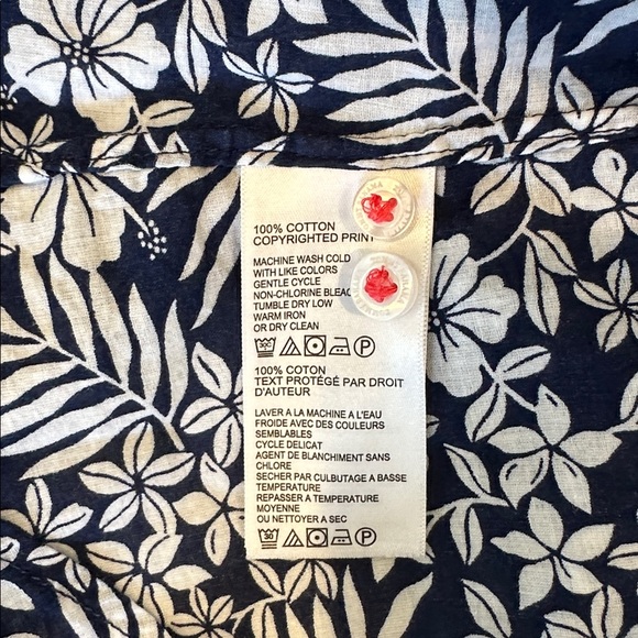 Tommy Bahama long sleeved cotton blouse - Picture 4 of 5